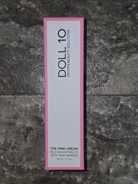 Doll 10 Pink Cream Self-Adjusting CC Cream Shade 1 Fair-Medium BNIB